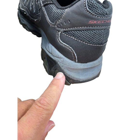 Skechers Work Mens Black leather fabric steel toe Sneakers Size 10 SKU 9054 - Picture 13 of 16